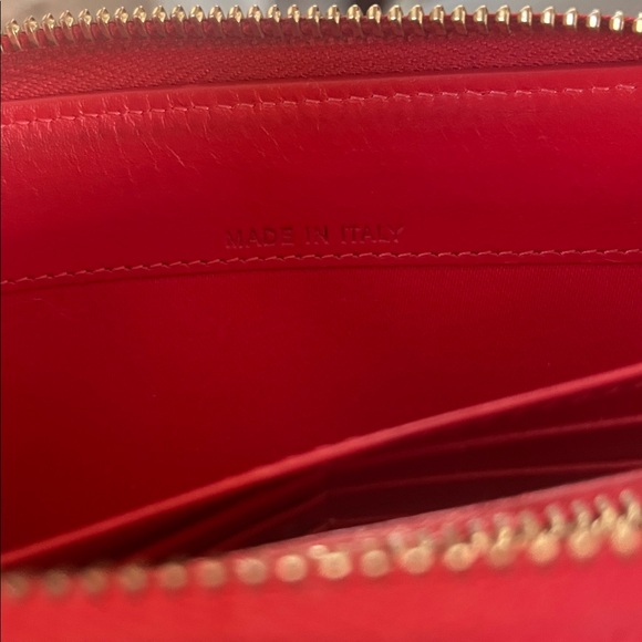 Louboutin Red Studded Wallet - Picture 16 of 17